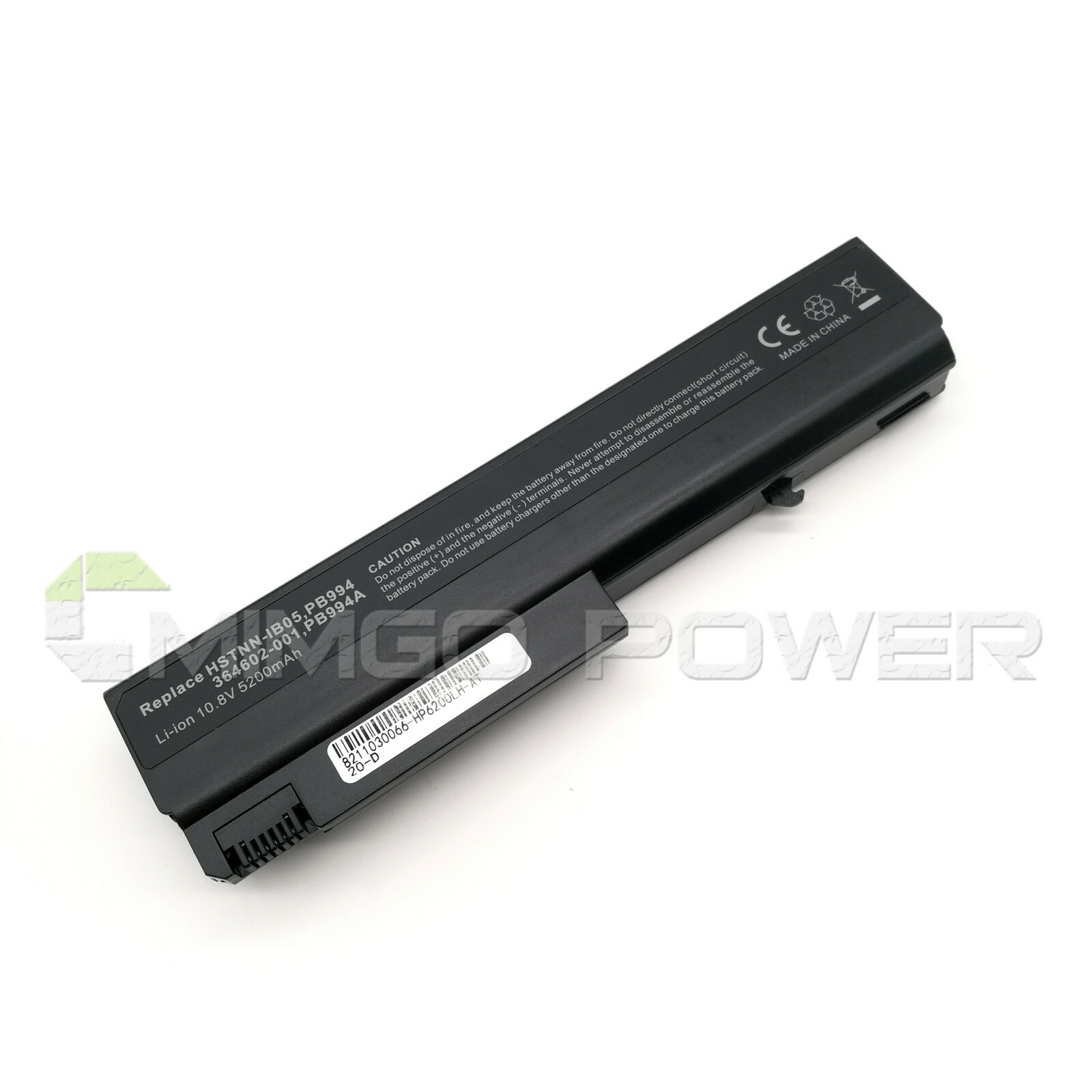 Battery for HP Compaq 6510b nc6100 nc6320 HSTNN-C12C HSTNN-IB05 408545-621 PB994