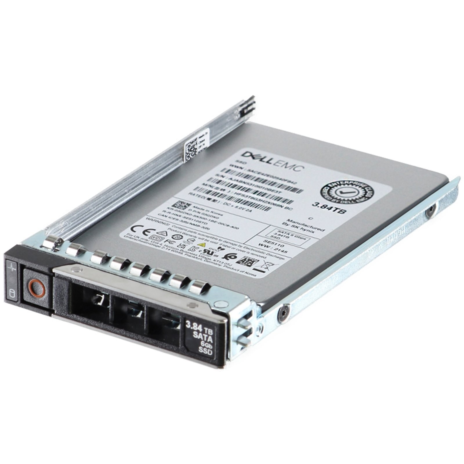 3GDK0-CP1 Dell 3.84TB 6Gbps SATA RI TLC 7mm 2.5 SSD SE5110 CPO