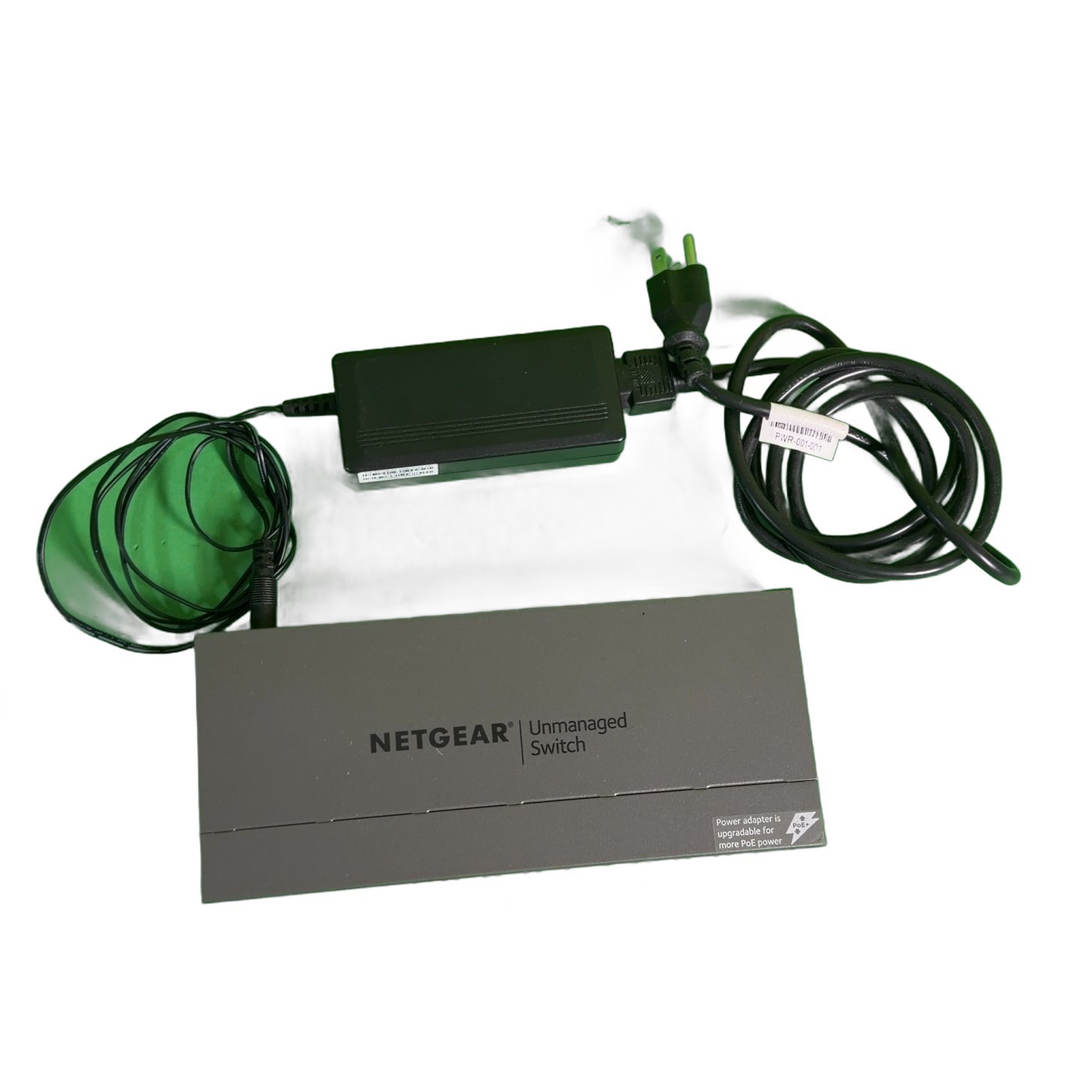 Netgear GS108LP 8-Port PoE+ Gigabit Unmanaged Switch with Power Adapter