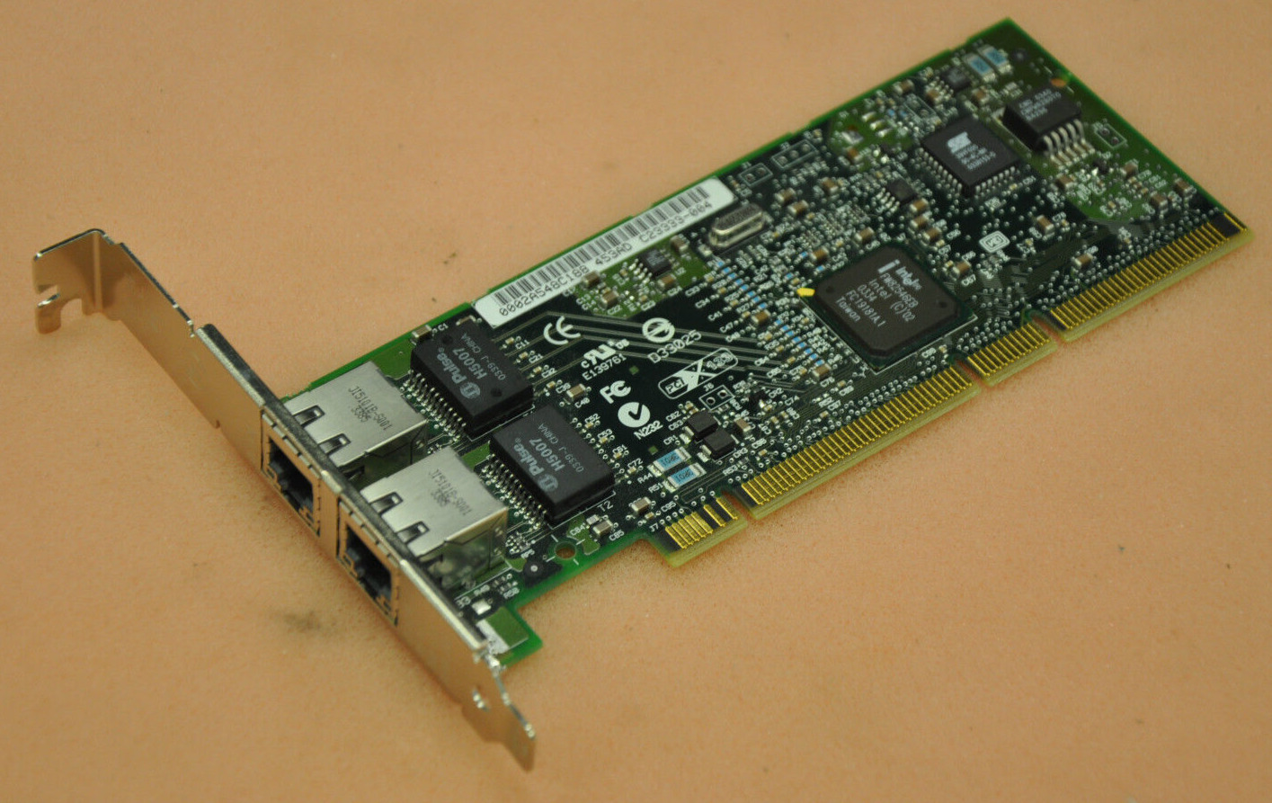 HP NC7170 Intel Pro/1000 MT PCI-X Dual Port Network Card 313881-B21 313586-001