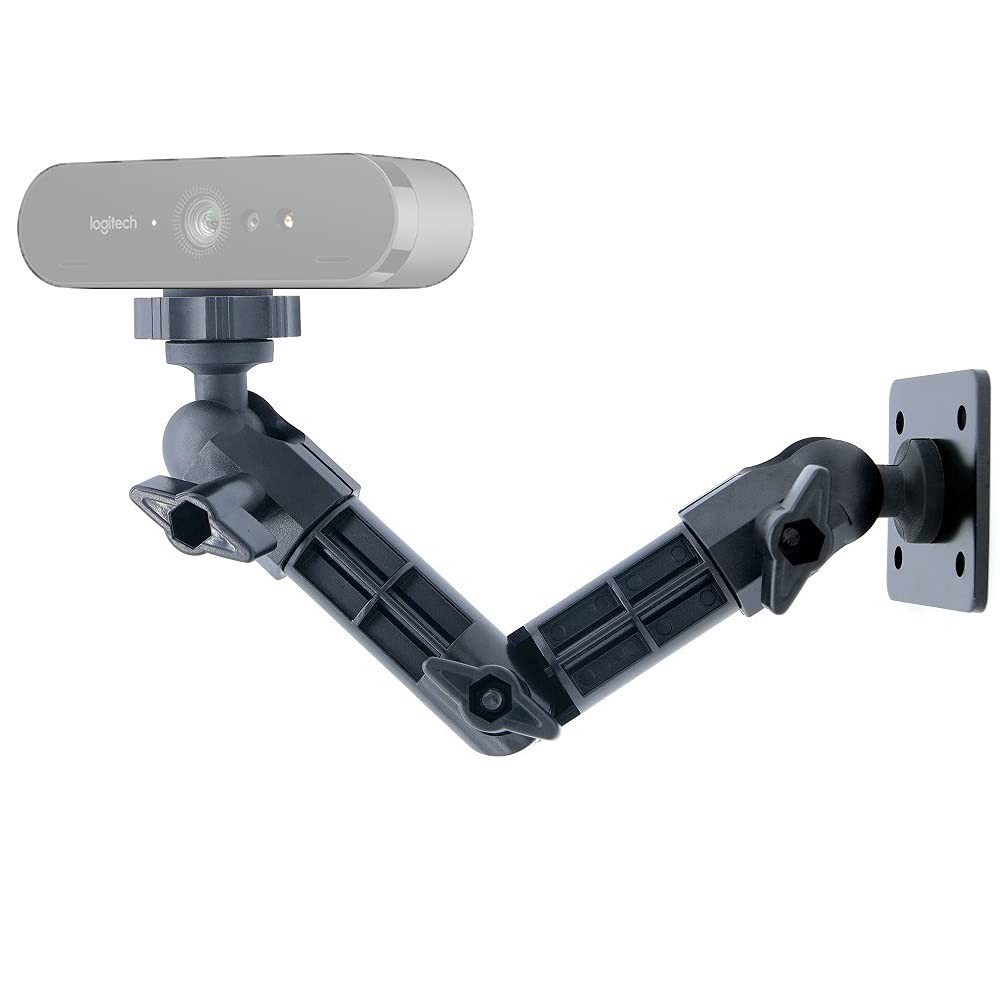 Brio Webcam Mount, Wall Stand Holder Compatible with Logitech C920x C925e C92...