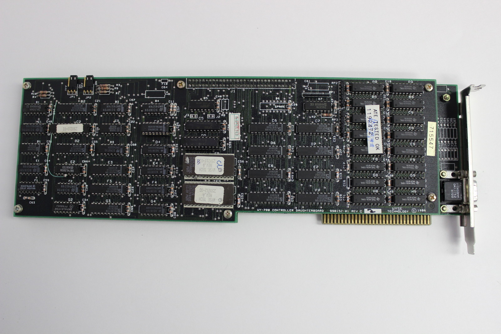 WYSE WY-700 PC HI RES MOTHER BOARD ASM 990150-01 VIDEO BD W/DAUGHTERBOARD