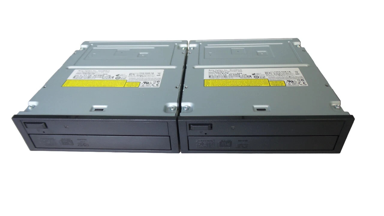 LOT OF 2 SONY OPTIARC AD-5260S DVD/CD Rewritable Drive - 