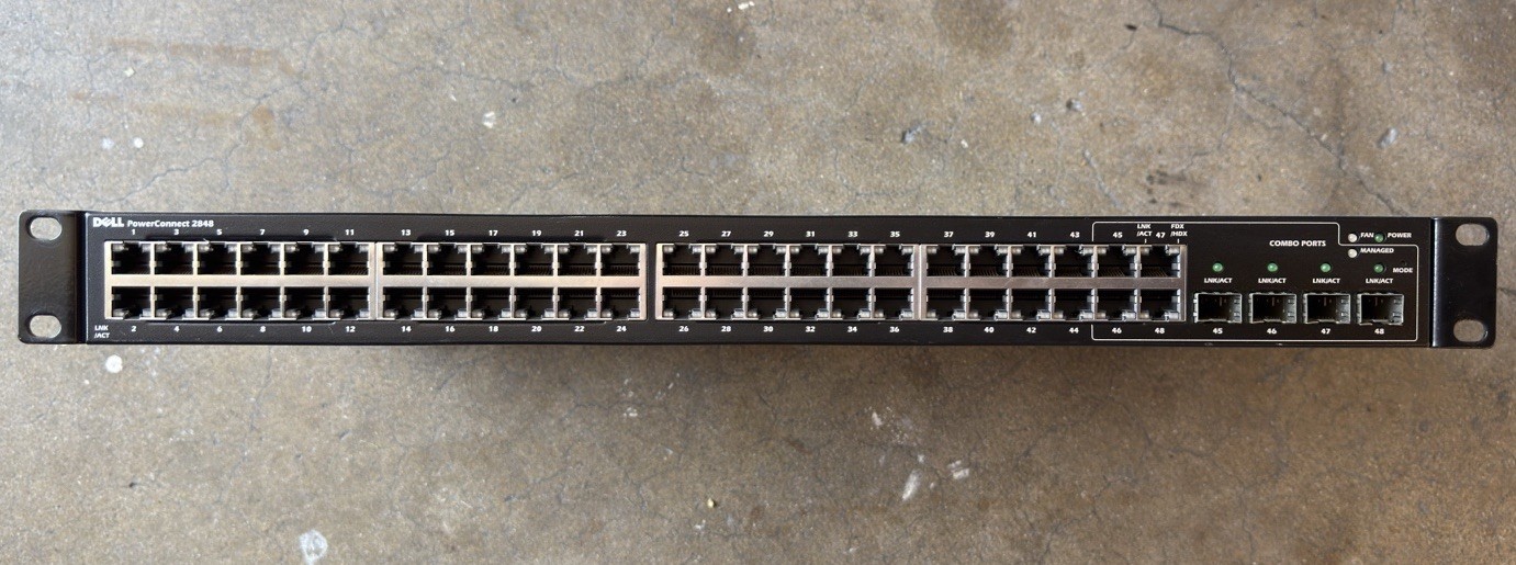 Dell PowerConnect 2848 48-Port Gigabit Managed Ethernet Switch
