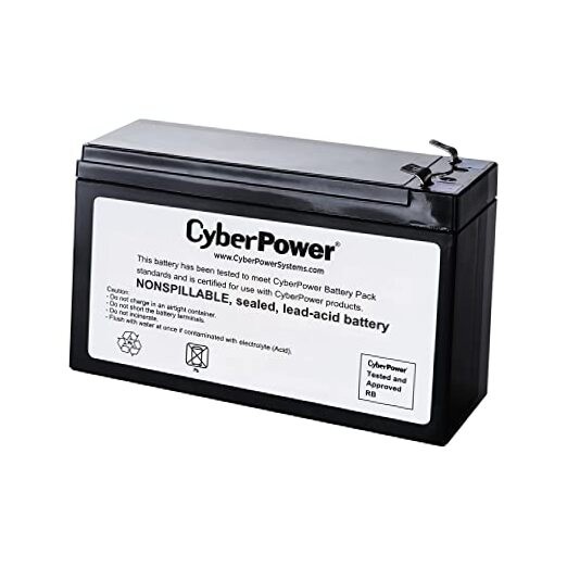  RB1280A UPS Replacement Battery Cartridge, Maintenance-Free, User 