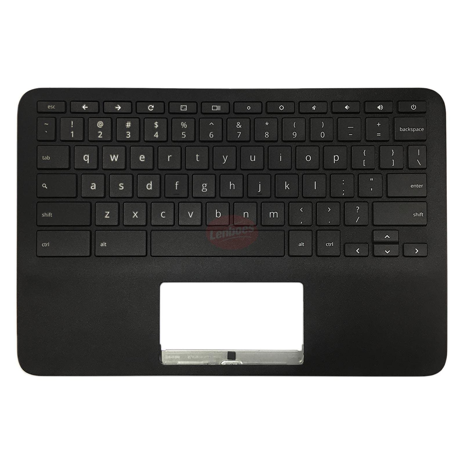 Laptop Palmrest Upper Case with US Keyboard NO Touchpad Replacement for HP Ch...