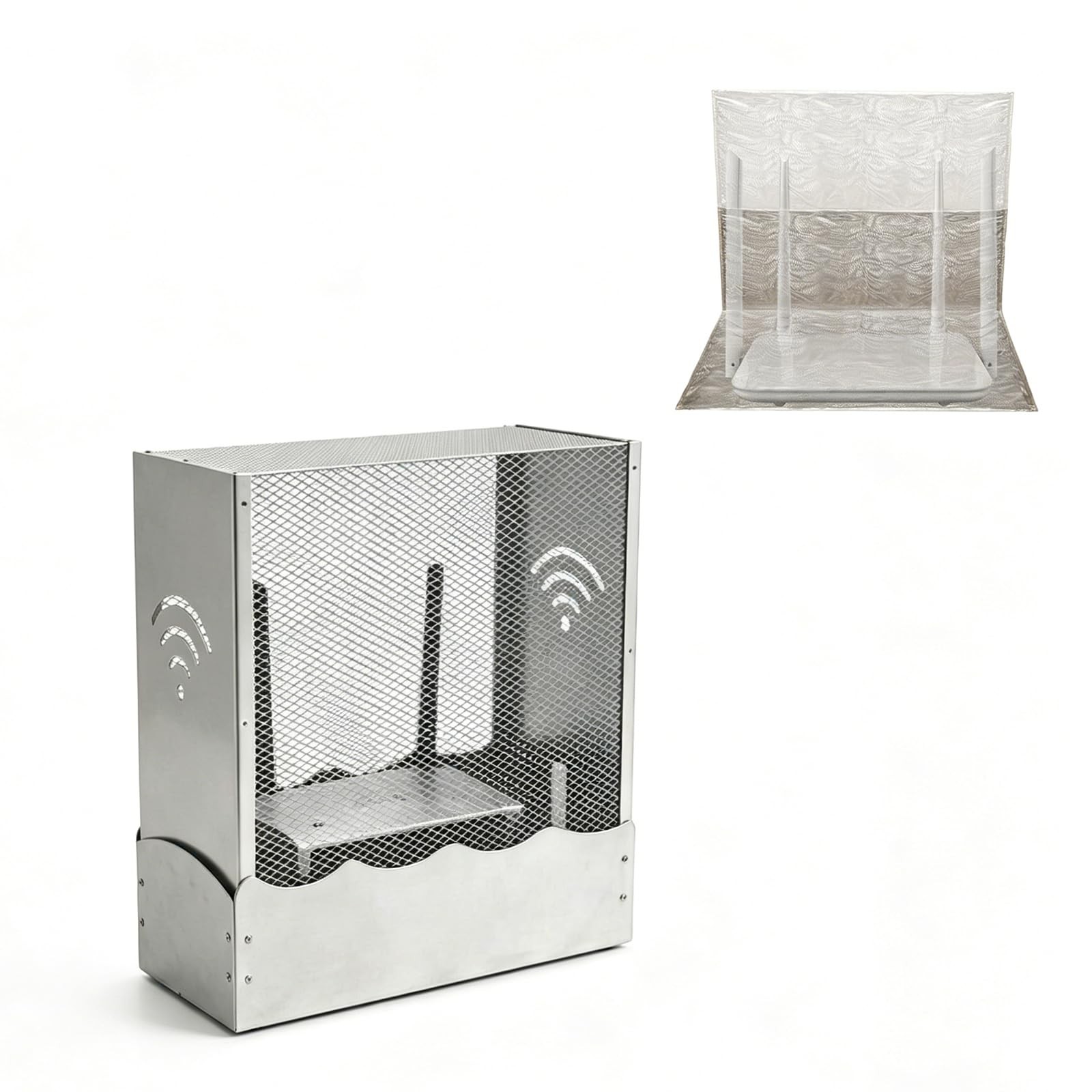 Faraday Cage for WiFi Router Cover Shielding WiFi Router Box Hider E mf Farad...