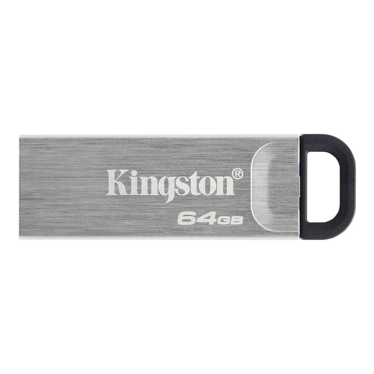 Kingston DataTraveler Kyson USB 3.2 64GB USB Flash Drive Silver DTKN/64GB 200Mb/s