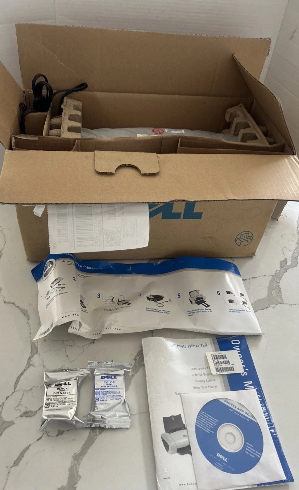 Dell 720 Digital Photo Inkjet Printer Open Box  Brand New