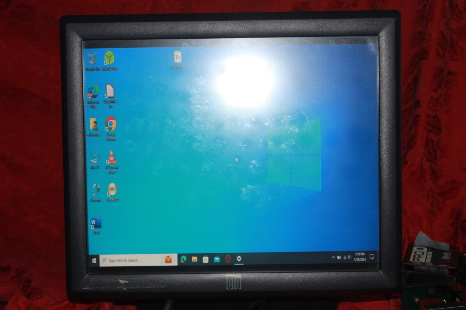 Elo TouchSystems ET1715L-7CWB-1-GY-G Touch Screen Monitor USB & Serial Tested