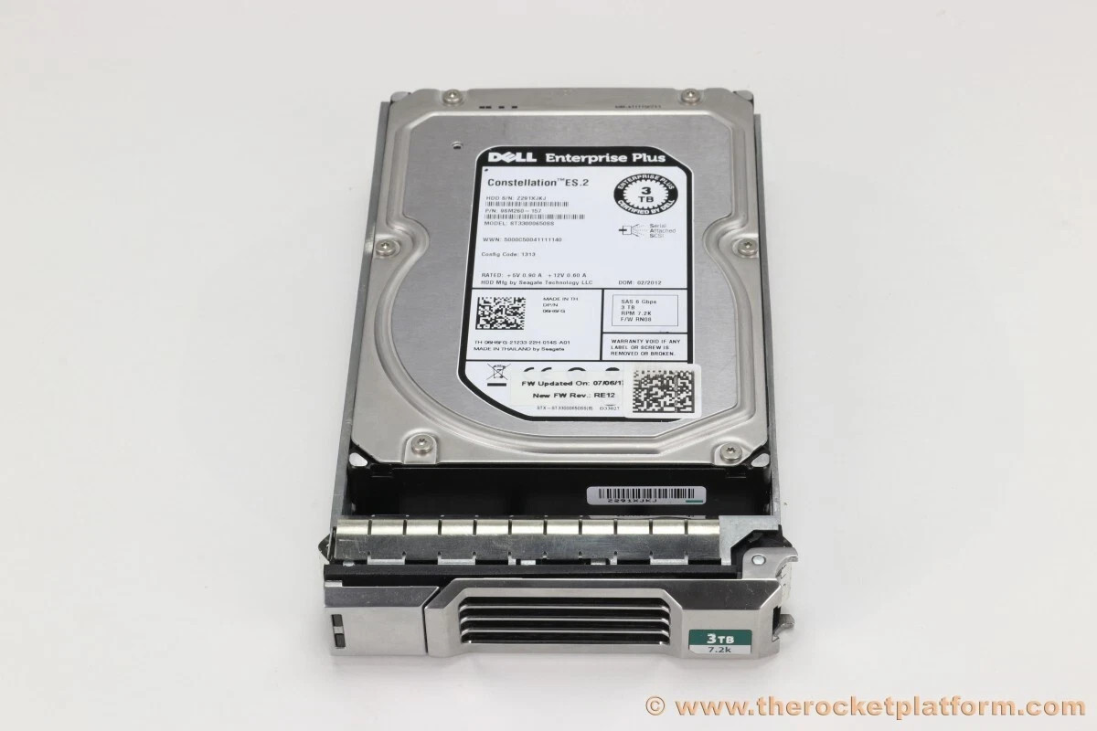 Dell EqualLogic 3TB 3000GB 7.2k 7200 RPM SAS 6Gbps 3.5'' HDD 1CJF5 01CJF5