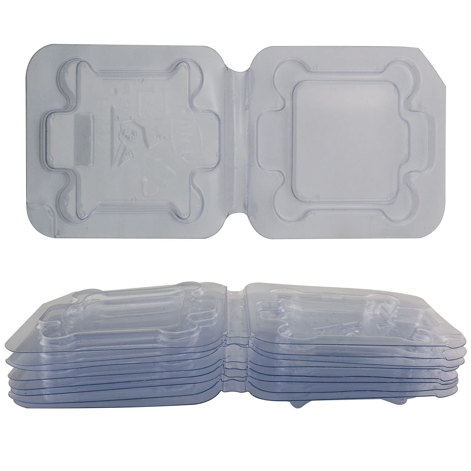 8PCS CPU Plastic Clamshell Case, LGA1150, LGA1151, LGA1155, LGA1156, LGA1200