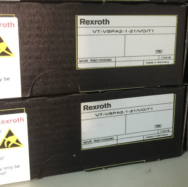 New Rexroth amplifier R901002090 VT-VSPA2-1-21/V0/T1 via FedEx or DHL