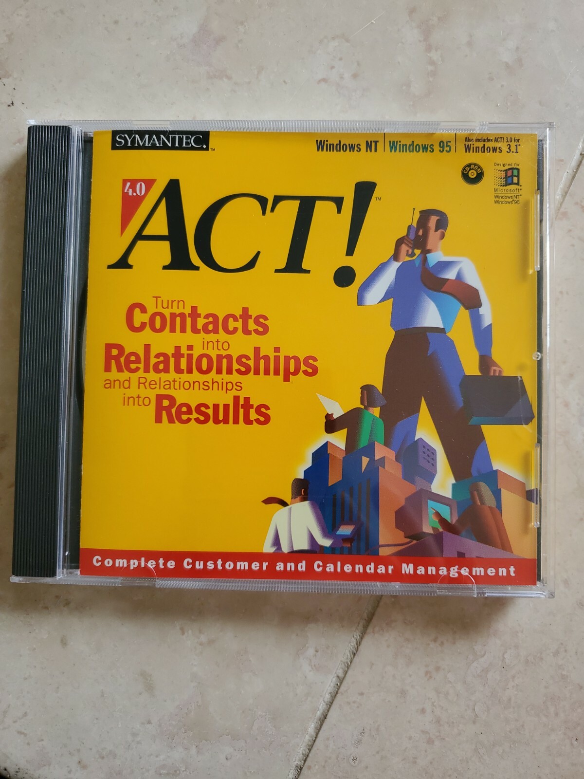 ACT 4.0 SYMANTEC Software Windows NT 95 ORIG NEW open box 📦