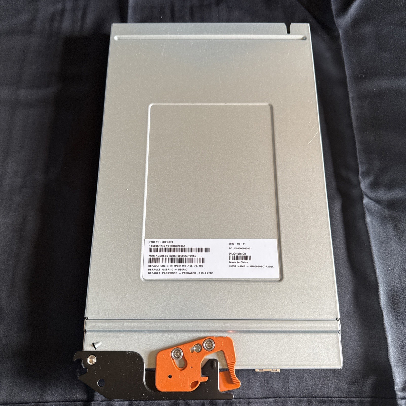 Lenovo Flex System CMM2 Enterprise Chassis Management Module 00FG678 00KH745