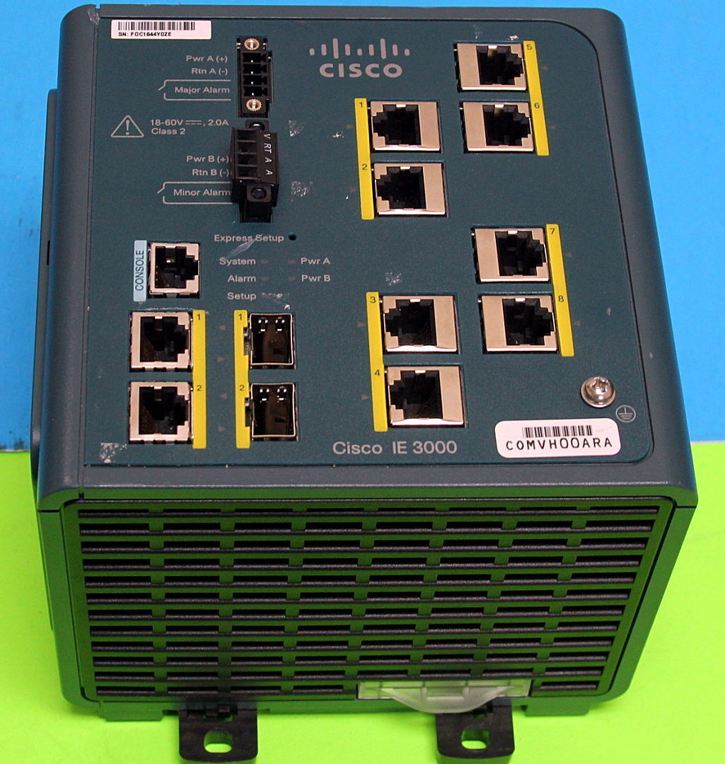 IE-3000-8TC Cisco 8-Port Industrial Ethernet Switch