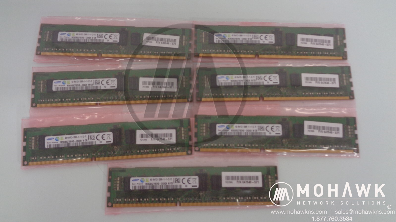 7 Lot Samsung 4GB 1RX4 PC3-12800R-11 Server Ram M393B5270DH0-CK0Q9 647648-571