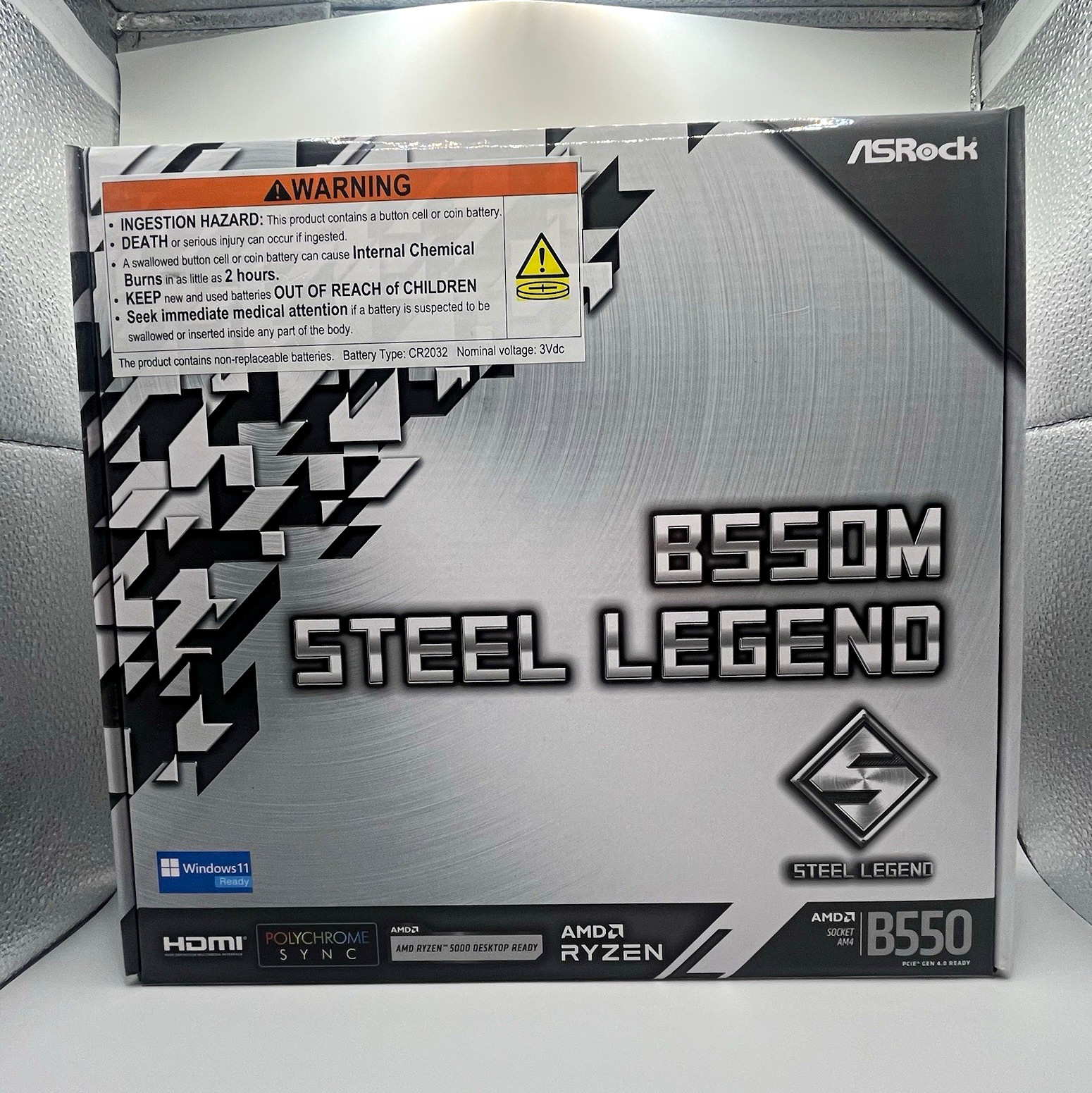 READ: ASRock B550M Steel Legend mATX AM4 DDR4 Motherboard HDMI RGB Lighting