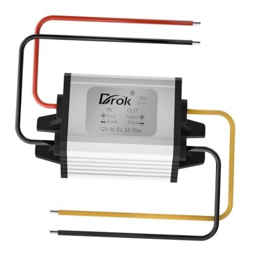 12V to 5V Converter - Waterproof DC to DC Buck Converter 8-35V 24V/12V to 5V