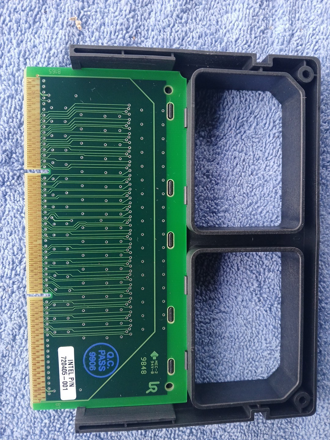 RARE VINTAGE AMP SLOT 1 PENTIUM PROCESSOR TERMINATOR BOARD MEC-2 94V-0 RM3-CMP31