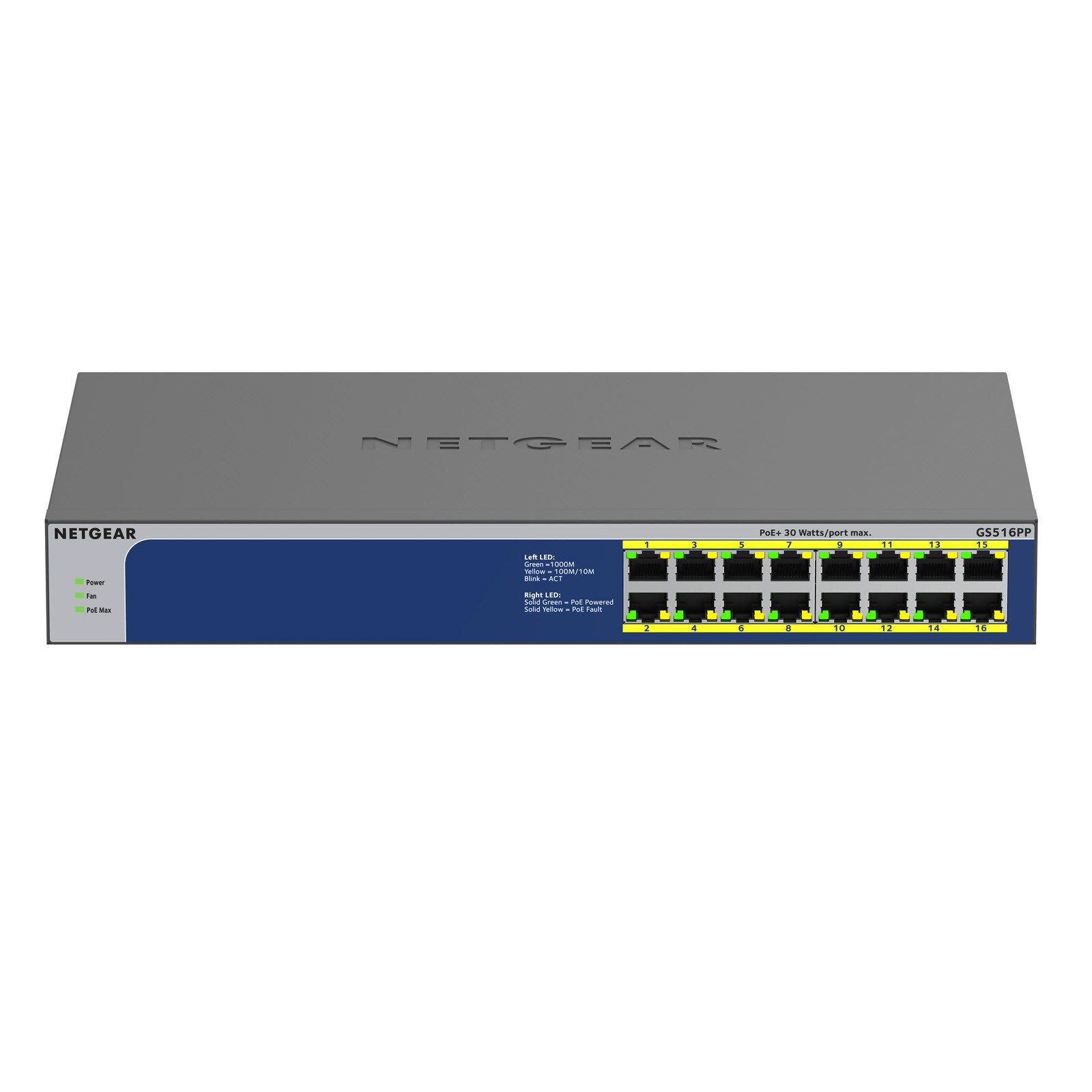 *NEW* NETGEAR GS516PP 16 Port Gigabit Switch