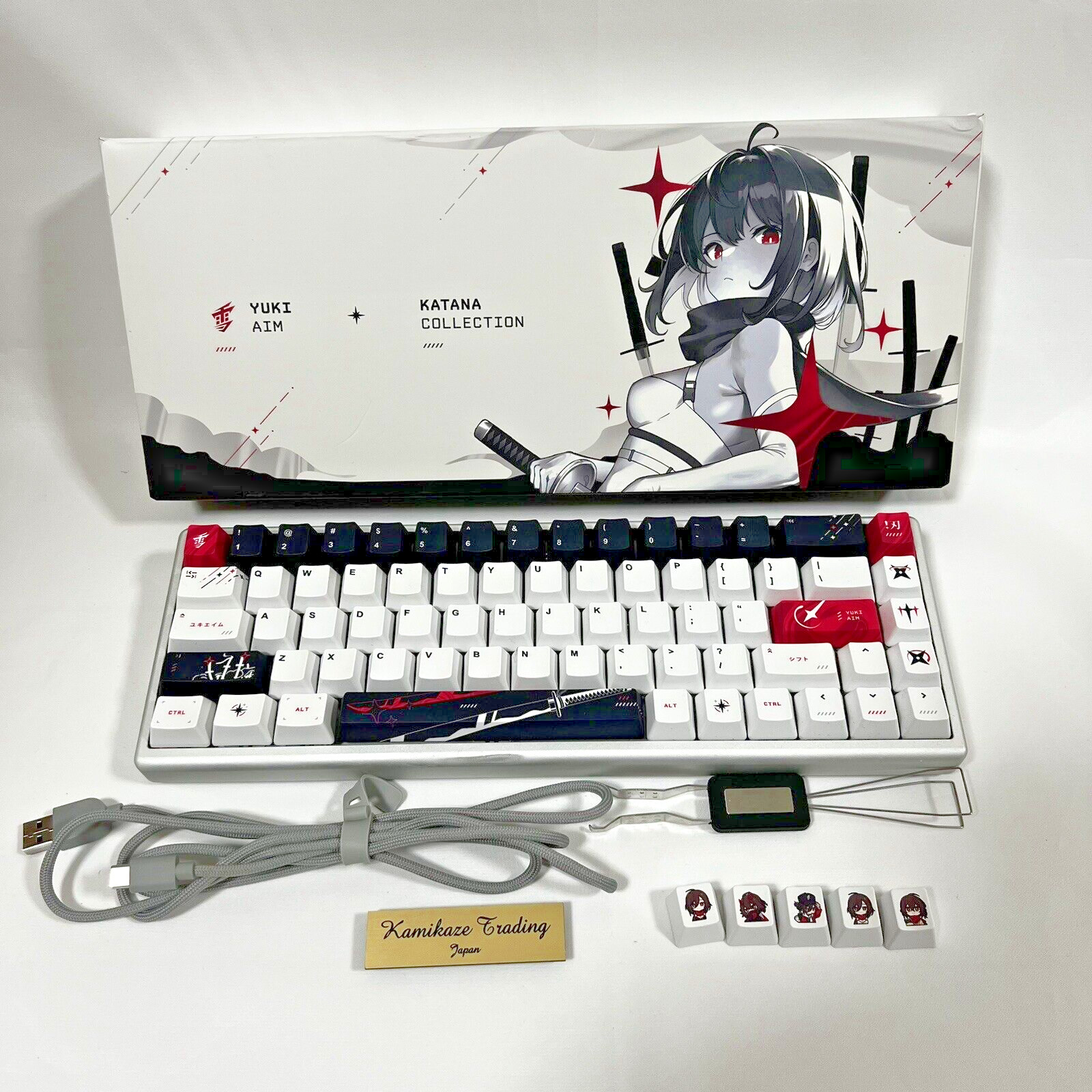 Yuki Aim gaming keyboard Polar 65 Keyboard Katana Edition Drop 2 W/box Japan