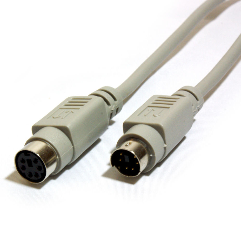 6 pin Mini-DIN Extension Cable for keyboard mouse M to F 1.35m 4.43 feet PS/2