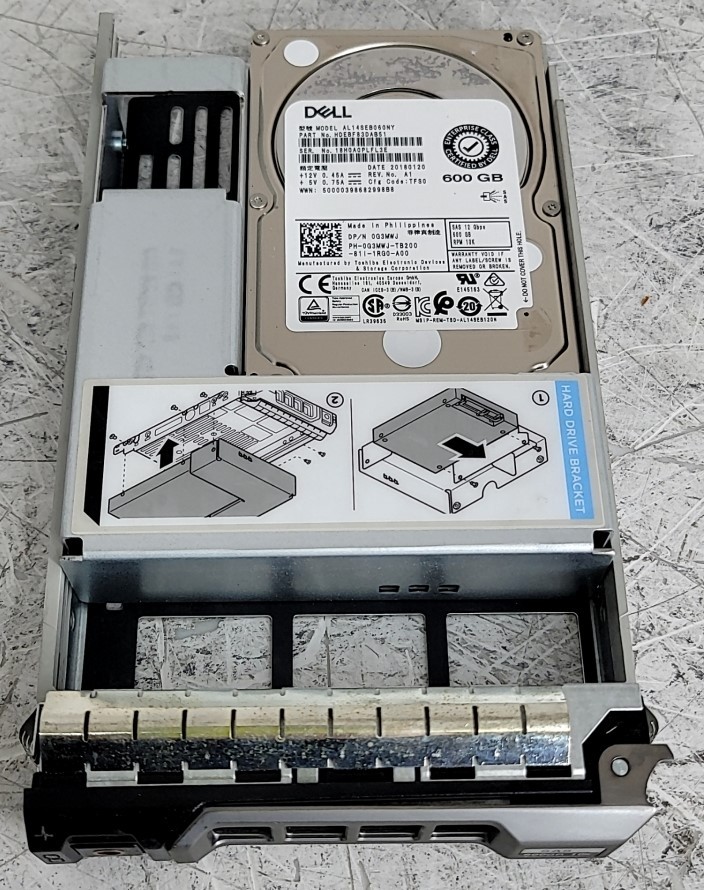 TOSHIBA AL14SEB060NY HDEBF83DAB51 Hard Drive SAS 600GB 2.5" in 3.5" Tray