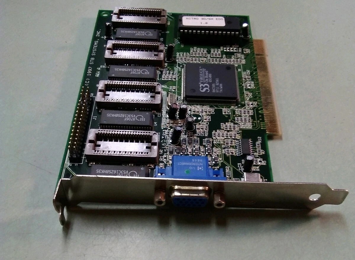 Stb 210-0262-001 Pci Video Card Nitro 3D/Gx Tested Working