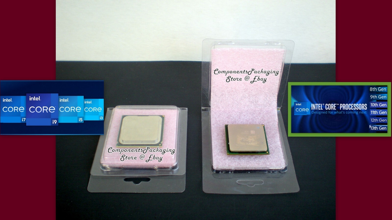 Desktop PC CPU Packaging Clamshell fits LGA1200 Processor Lot of 10 25 40 80 125