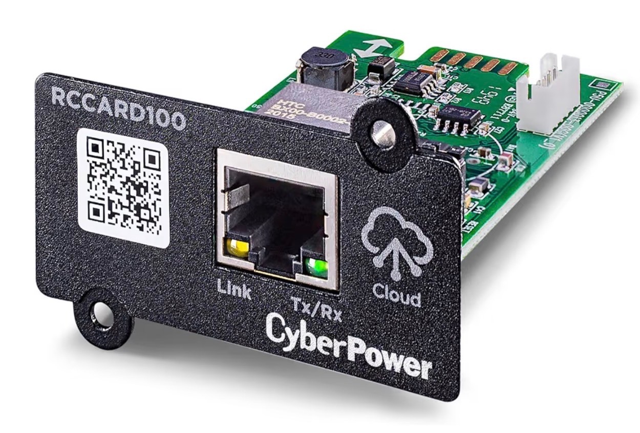 CyberPower RCCARD100 Cloud Monitoring Card Remote UPS Management via PowerPanel