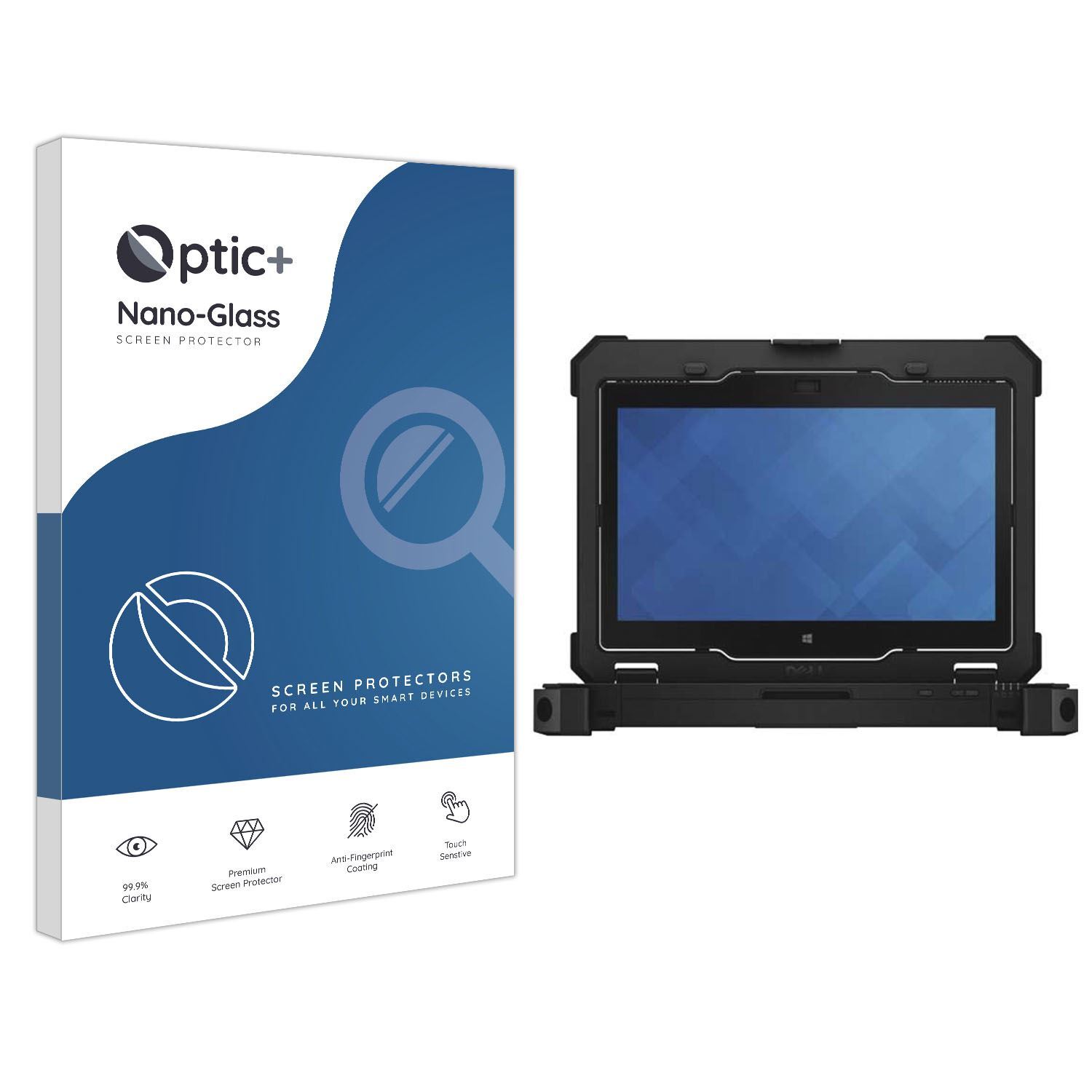 Optic+ Nano Glass Screen Protector for Dell Latitude 12 Rugged Extreme