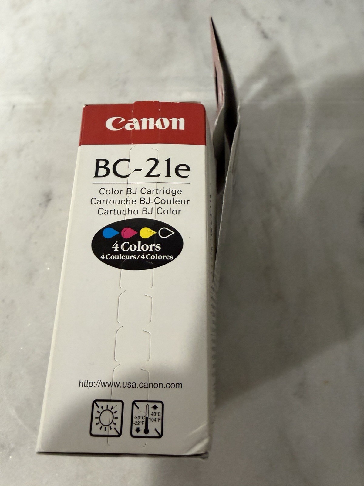 Canon BC-21E 4 Colors Black & Tri-Color Ink Cartridge Multi Pass C2500 Open Box