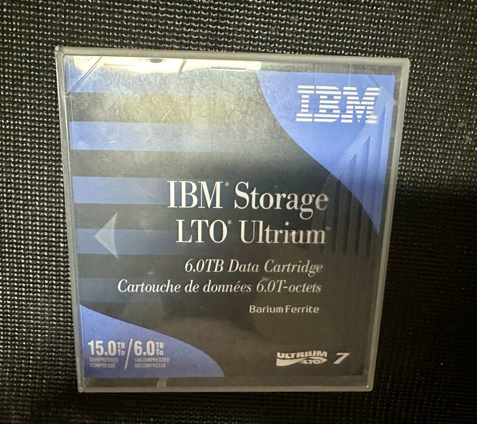 IBM LTO-7 ULTRIUM Tape Cartridge #38L7302 Data Storage - Brand New