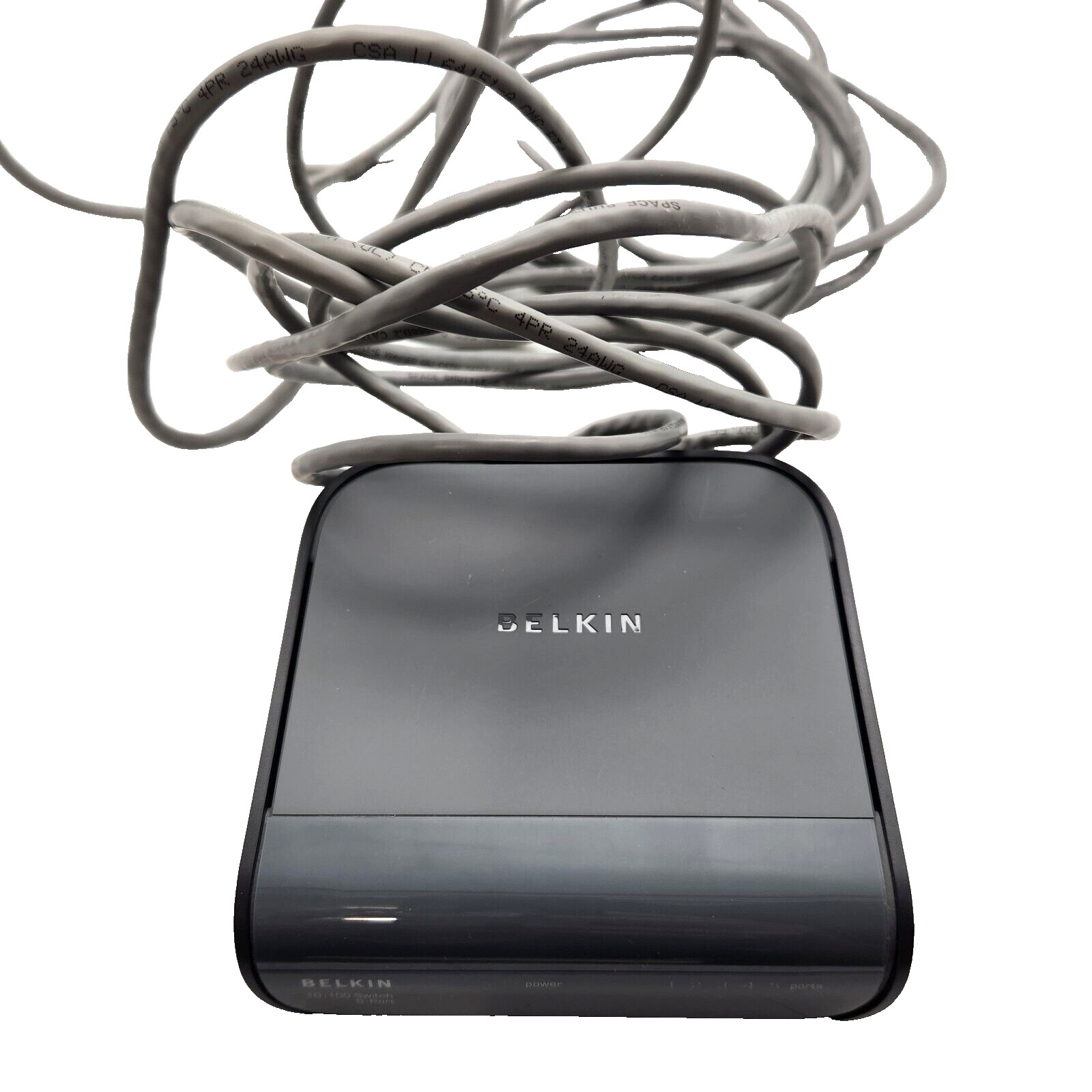 Belkin F5D5131-5 V4 5-Port Network Switch 10/100 Bt  Internet Port Vintage 