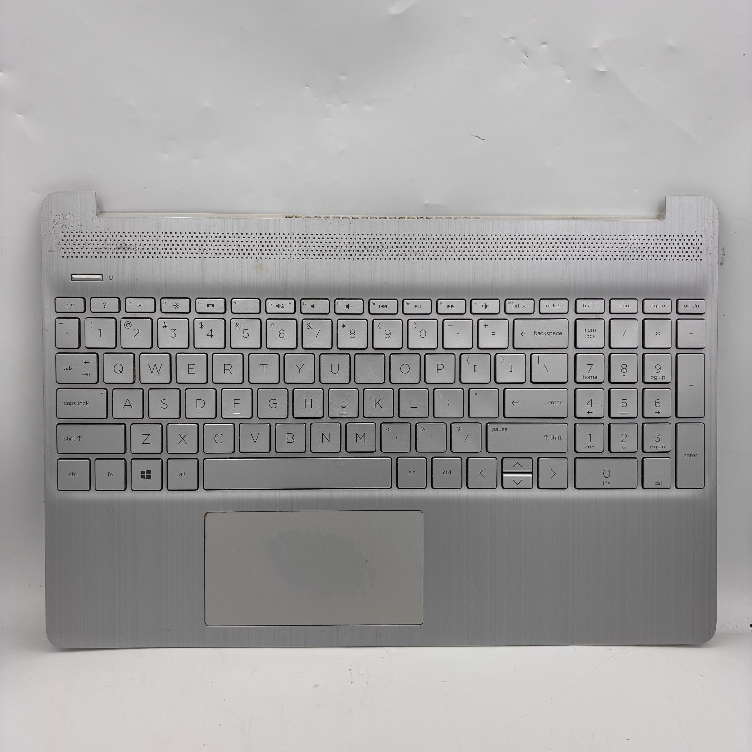 HP 15-dy Series Laptop Palmrest Top Cover Keyboard Touchpad Silver OEM