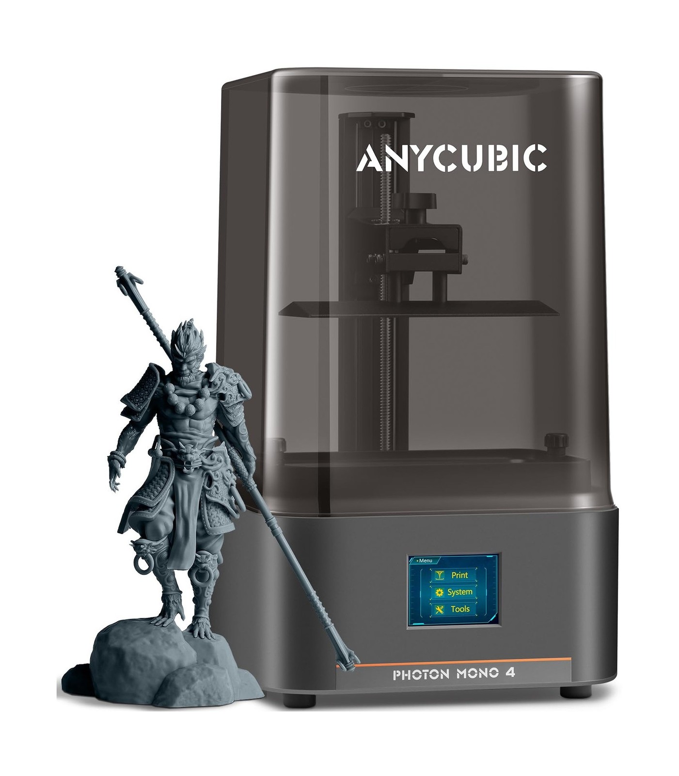 ANYCUBIC Photon Mono 4, Resin 3D Printer with 7'' 10K Mono LCD Screen, Stable...