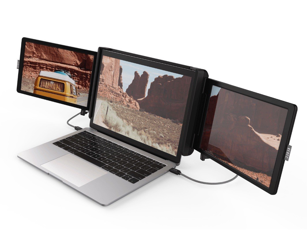 Xebec Tri-Screen 2 (XTS2) 10.1'' IPS LCD Dual Screen Monitor