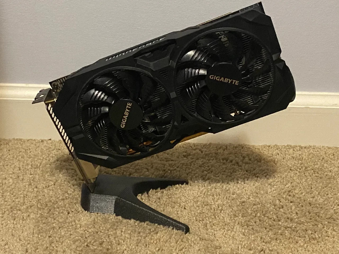 Shelf Trophy Display Stand Holder for Standard PCIE Graphics Cards GPU Dual Slot