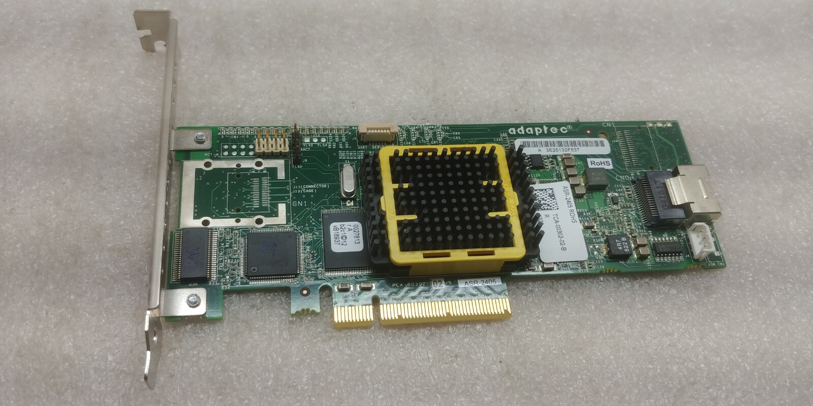 Adaptec ASR-2405 4-Port 3Gb 128MB PCI-E x8 SAS/SATA Full Height RAID Controller