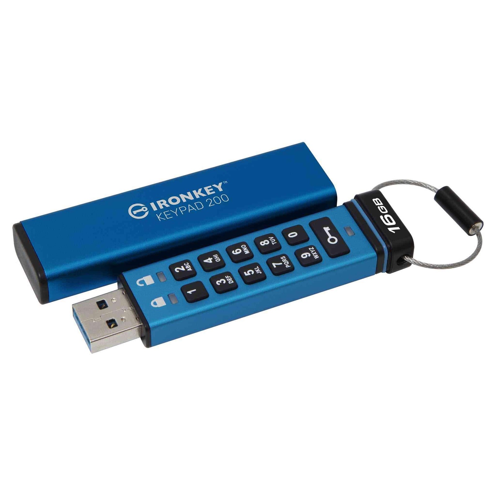 Ironkey Keypad 200 16GB Encrypted USB | Alphanumeric Keypad | MultiPin Access...
