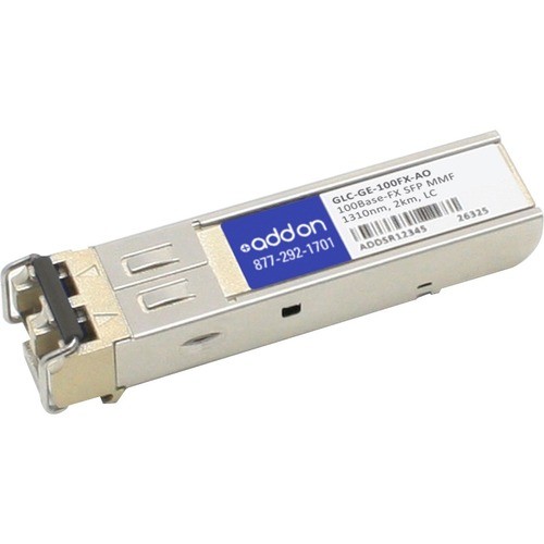 AddOn CiscoAndreg; GLC-GE-100FX Compatible TAA Compliant 100Base-FX SFP Transcei