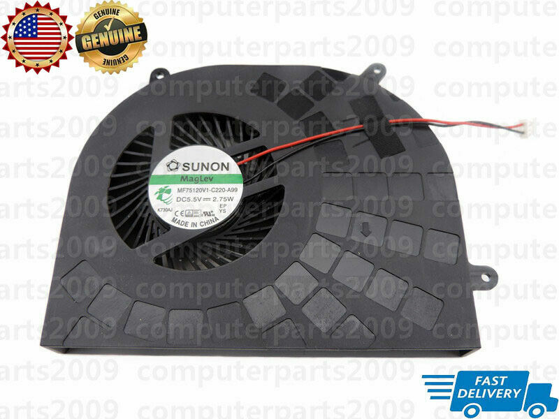 CyberpowerPC Fangbook III HX6-146 Gaming Laptop CPU Fan MF75120V1-C220-A99