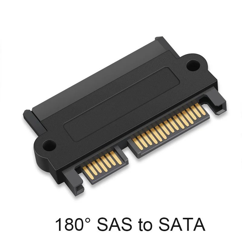 SFF-8482 SAS to SATA Converter 90 Degree Right Angle Adapter PC Motherboard