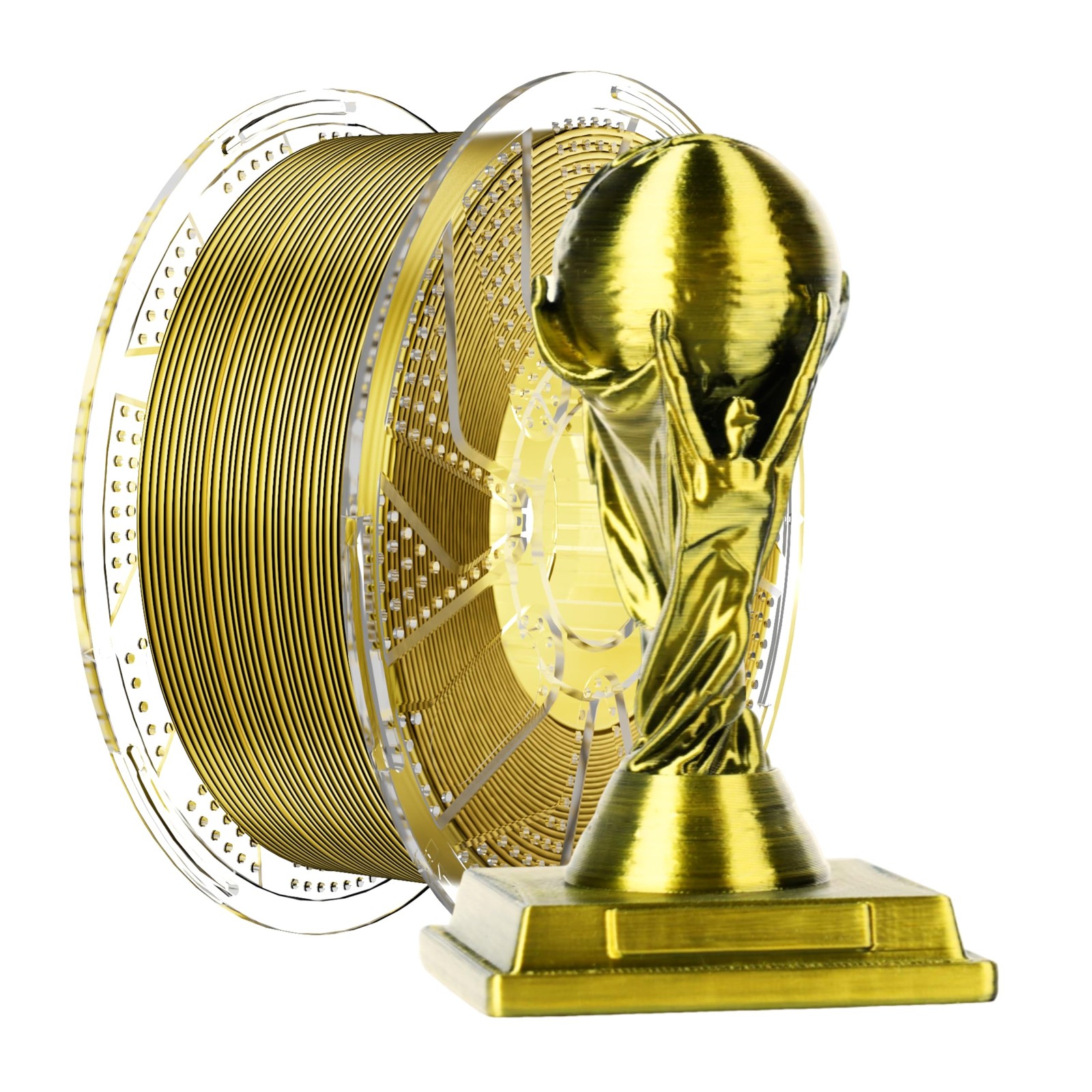 Chitu Systems Conjure Silk Black Gold PLA, 1.75mm Christmas Dual Color Filame...