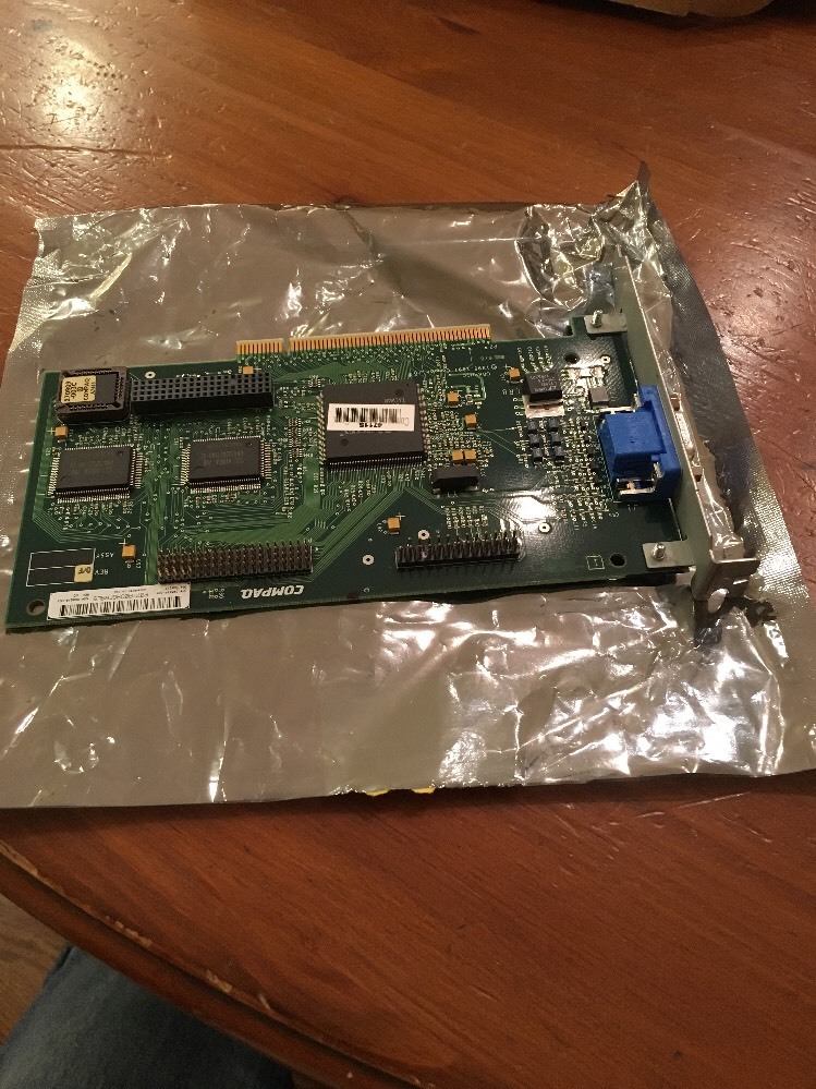 Compaq 2MB PCI Video Card With Vga Output Mfr P/N 006916-001