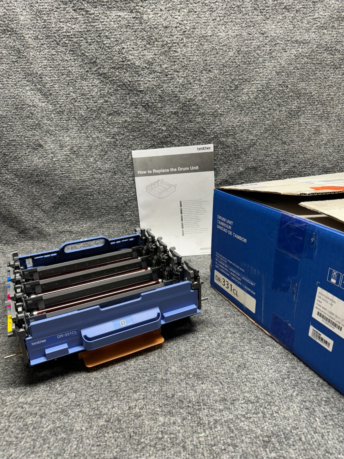 GENUINE - BROTHER DR-331CL DRUM CARTRIDGE - 25,000 PAGES - OPEN BOX