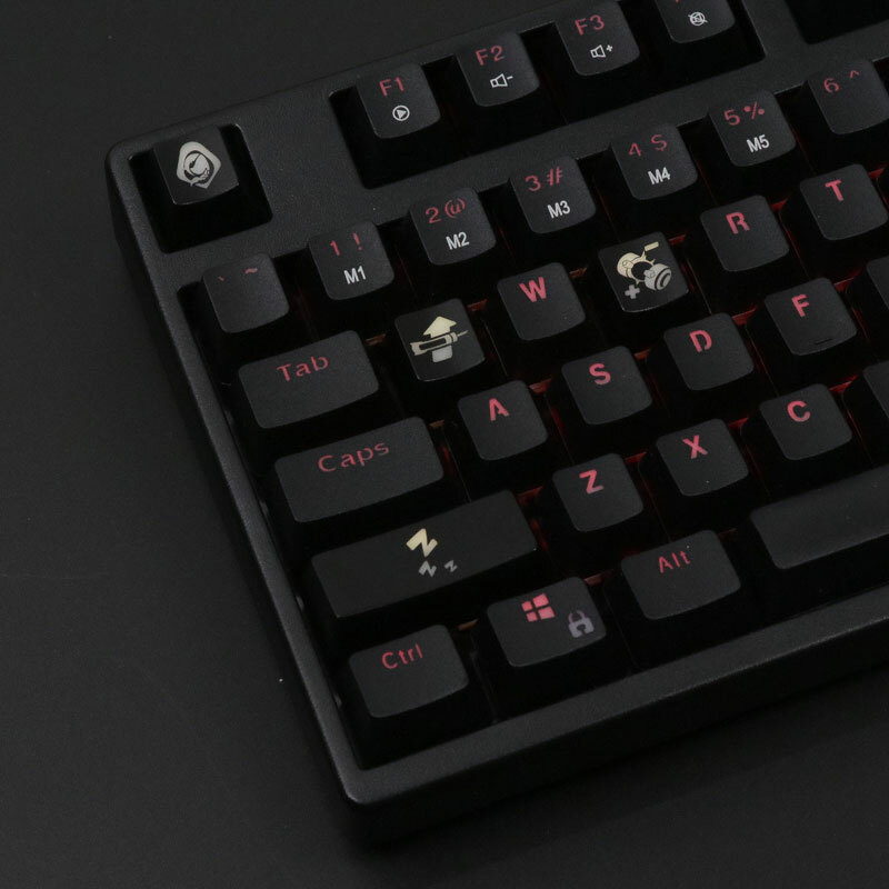Overwatch Backlit Hero Keyset Keycap Key Cap For Cherry MX Mechanical Keyboard