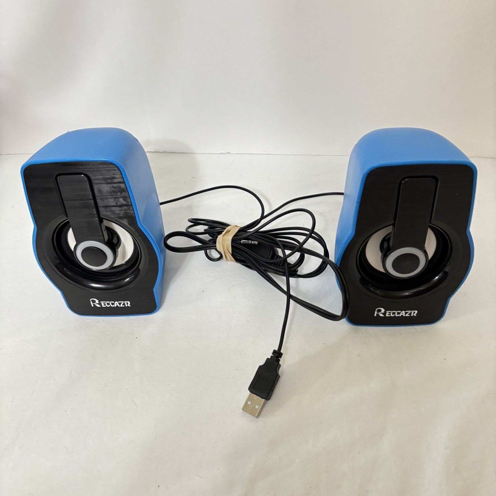USB Powered Desktop Computer Speakers – Compact  Multimedia PC Speakers –