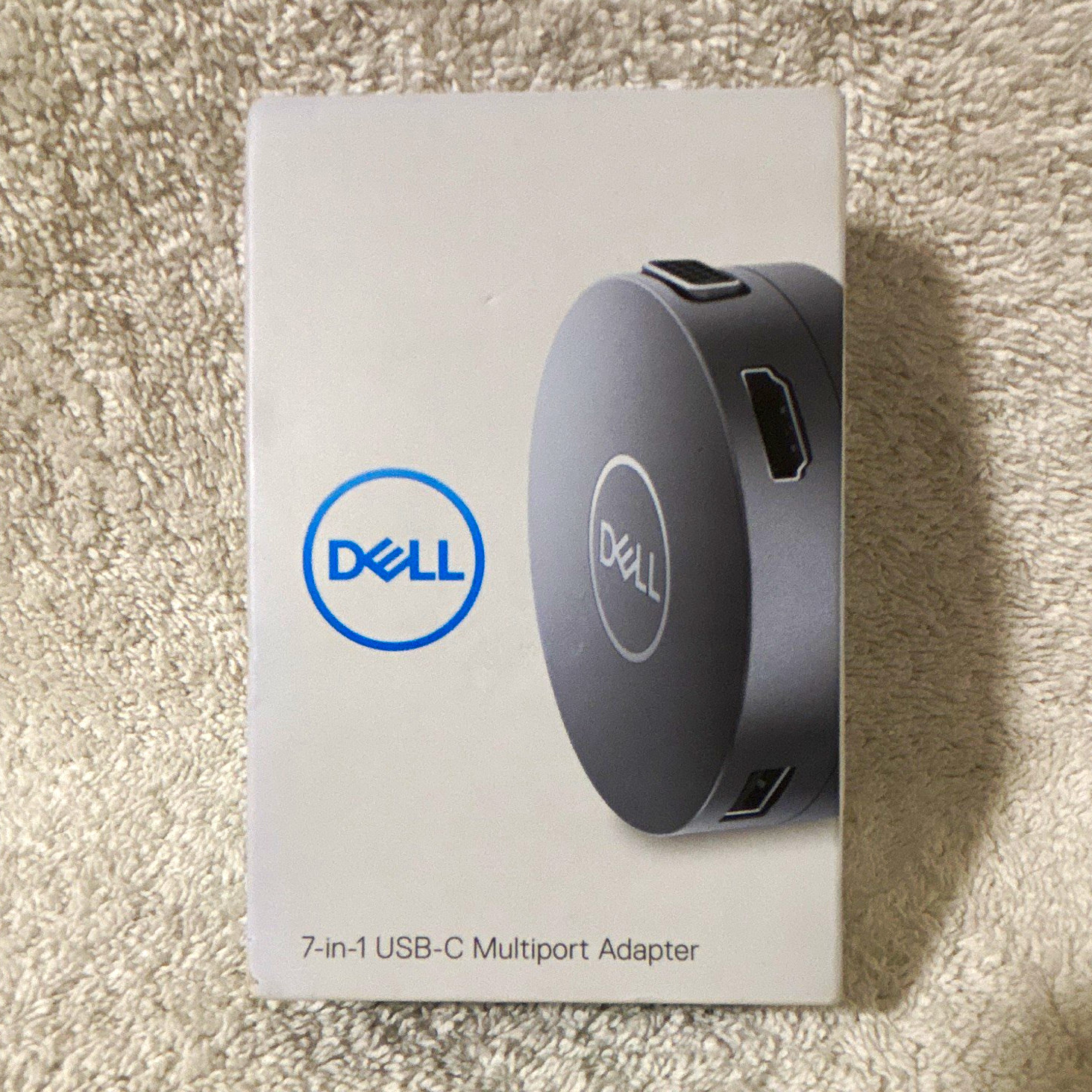 Dell 7-in-1 USB-C Multiport Adapter w/ HDMI DP USB-A USB-C RJ-45 Gray